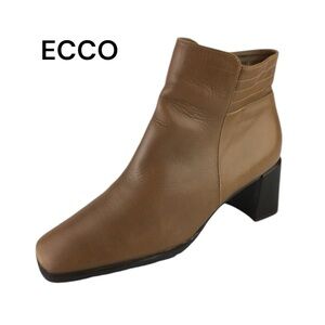 ECCO LEATHER ANKLE BOOTS MADE IN ITALY